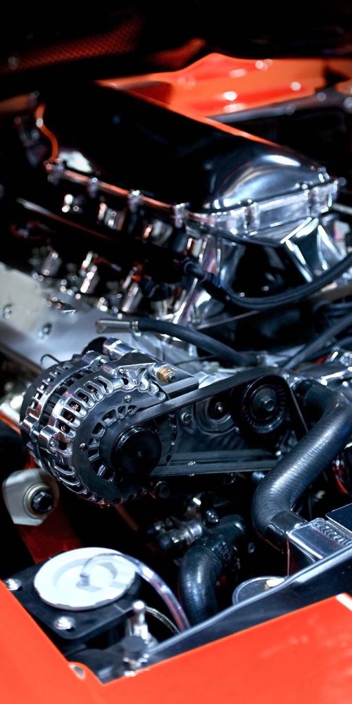 Motor de un coche - talleres Cristian Irun