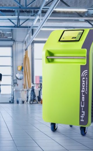 Máquina descarbonizadora de vehículos
